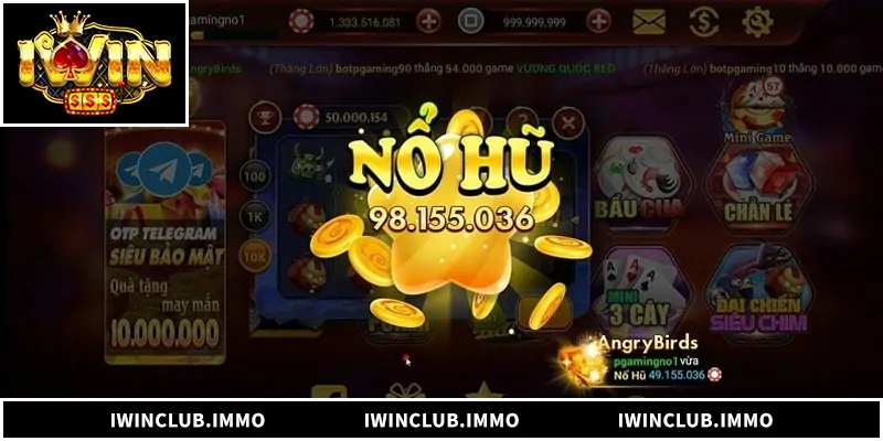 Trải nghiệm nổ hũ IwinClub – Săn Jackpot khủng, đổi thưởng cực uy tín